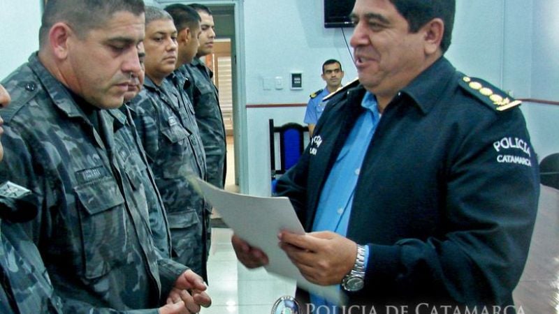 La Policía de Bolivia distinguió a efectivos del GIR Capayán