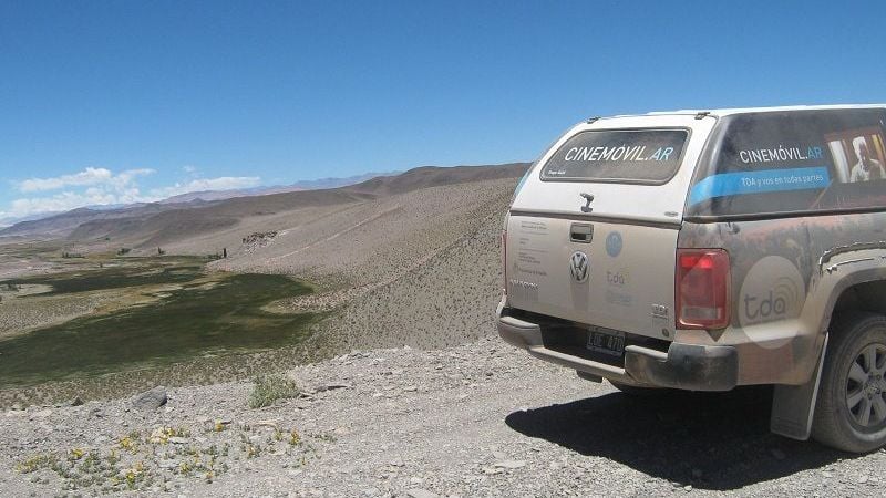 El Cine Móvil de Cultura recorre escuelas del Norte Grande de Belén