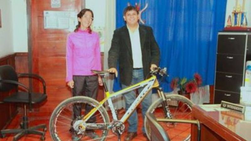 Un reconocimiento más que merecido a la mejor biker santamariana