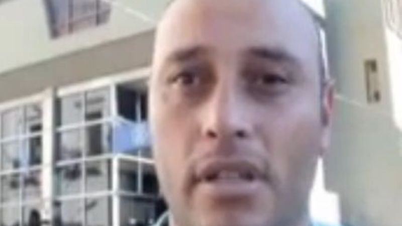 Denunció que la policía lo baleó