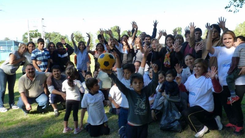 Chicos participaron de una jornada integradora