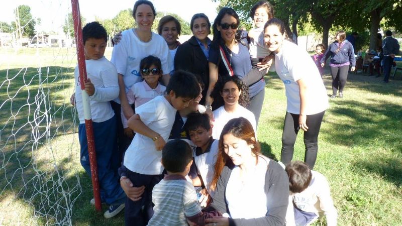 Chicos participaron de una jornada integradora