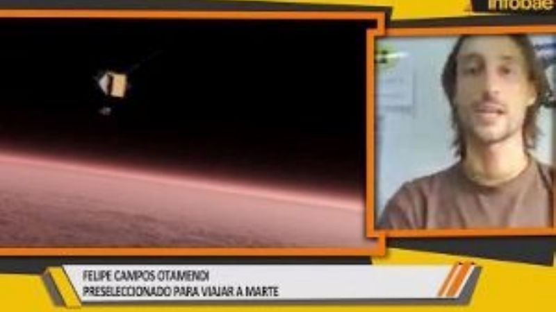 Un argentino con pasaje de ida a Marte