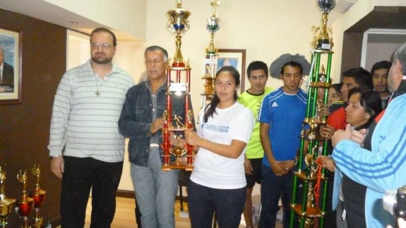 Entrega premios del Gran Prix de Pista y Campo