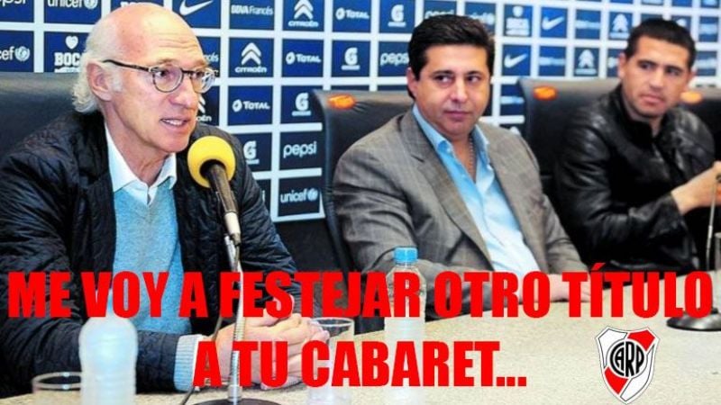 River ya festeja con los "clasicos" afiches