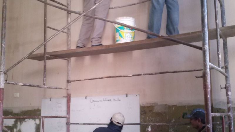 Refaccionaron cinco aulas en la Escuela “Gobernador José Cubas”