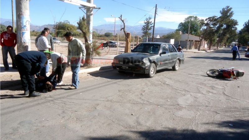 Grave accidente en pleno centro de Fiambalá