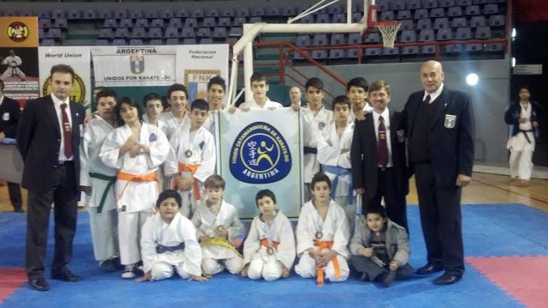 Varios podios de la UCK en el Nacional de Karate en San Luis