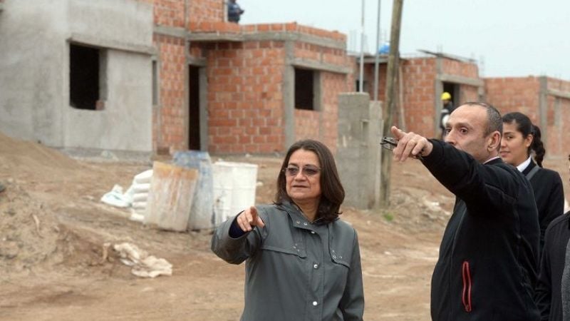 Lucía recorrió obras