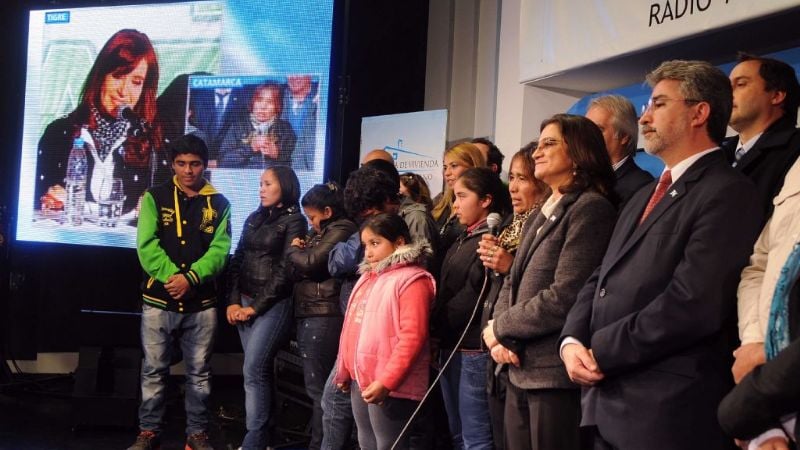 Corpacci y la Presidenta inauguraron estudio de televisión