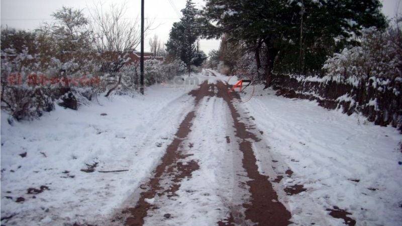 Intensas nevadas en Fiambalá
