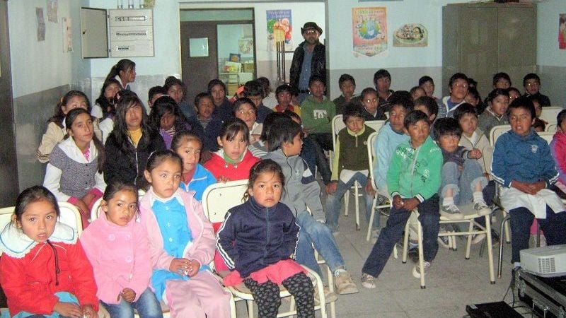 El cine móvil del INCAA y Cultura, en los jardines y en Belén