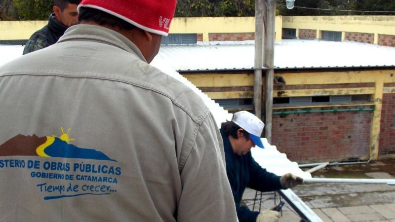 Gran avance de las obras en la Escuela de Los Altos