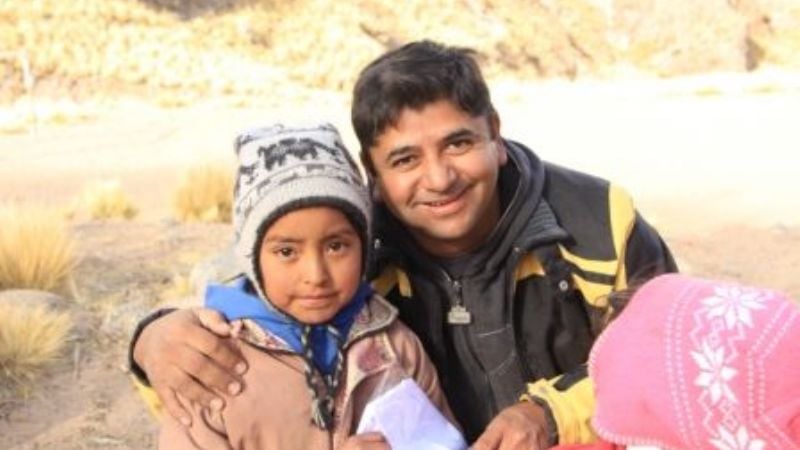 Andersch subió a lo más alto para dar respuestas a la gente