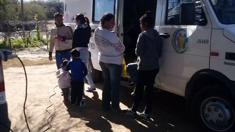 La comunidad de Bajo Hondo recibió asistencia sanitaria