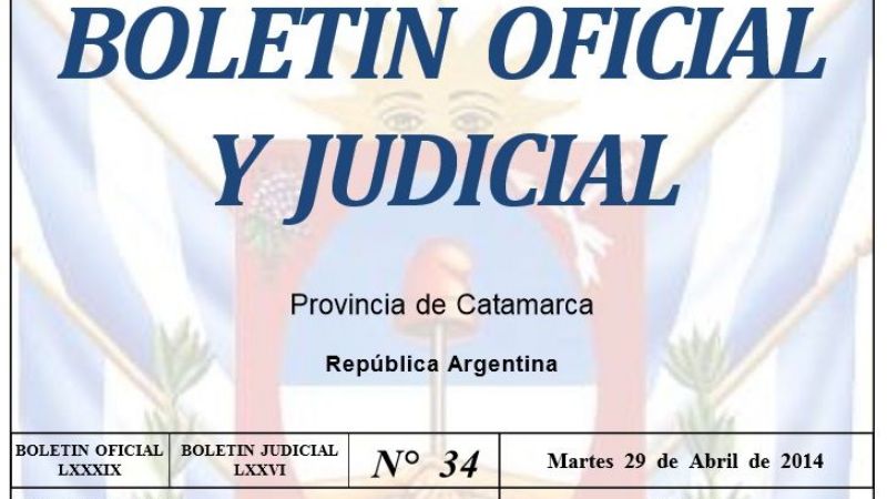 Boletín Oficial: hay publicaciones con 1 año de retraso