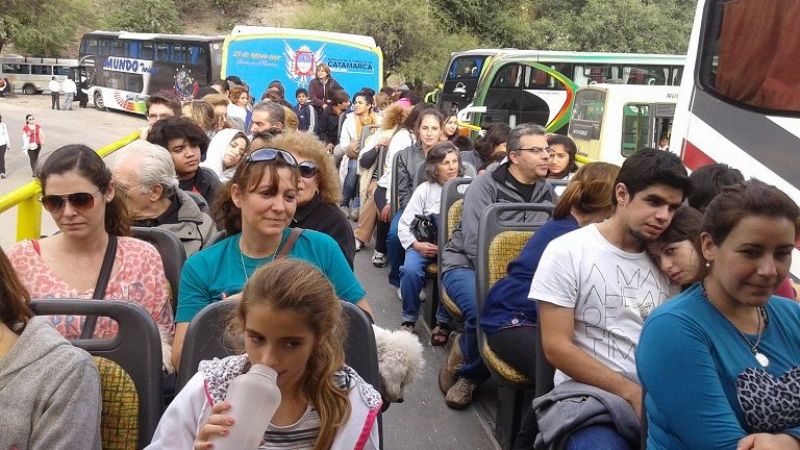 Gran demanda para pasear en el colectivo turístico