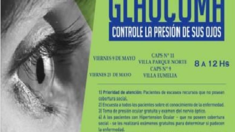 “Campaña Municipal de prevención del Glaucoma”
