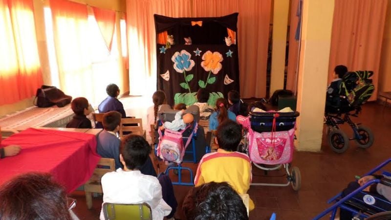 Trabajan en salud bucal en la escuela del Centro de Rehabilitación