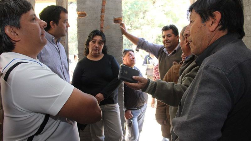 Chañar Punco recibió a Andersch quien supervisó obras