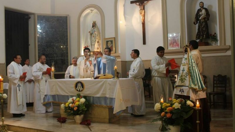 Celebraron el Septenario en honor a la Virgen del Valle en el Seminario Mayor de Tucumán