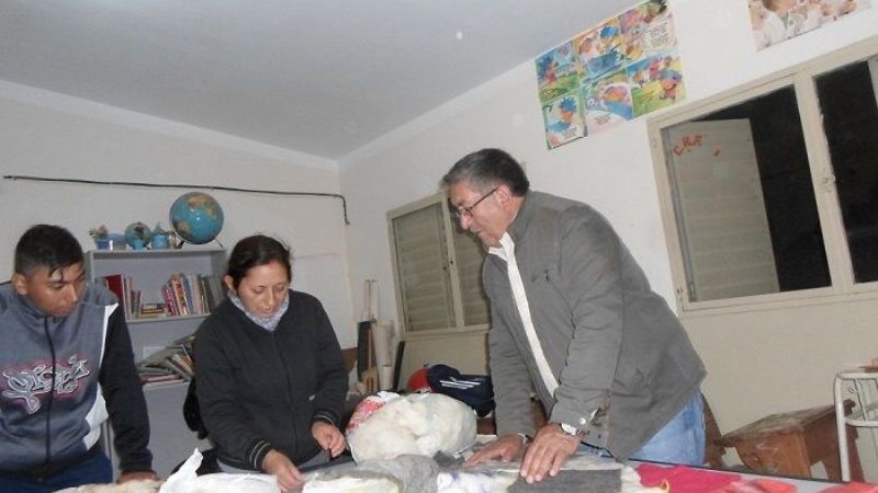 El intendente Mendoza visitó la localidad de El Tesoro