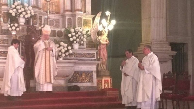 El Obispo dio gracias a Dios por sus 32 años  de sacerdocio