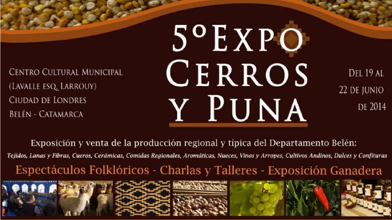 Este miércoles, se presenta la 5ta Feria Cerros y Puna