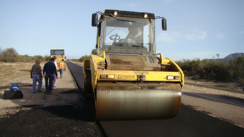Continúa la repavimentación del tramo Cerro Negro – Londres