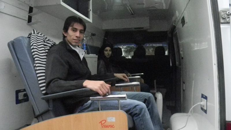 Colecta de sangre para concientizar sobre la donación