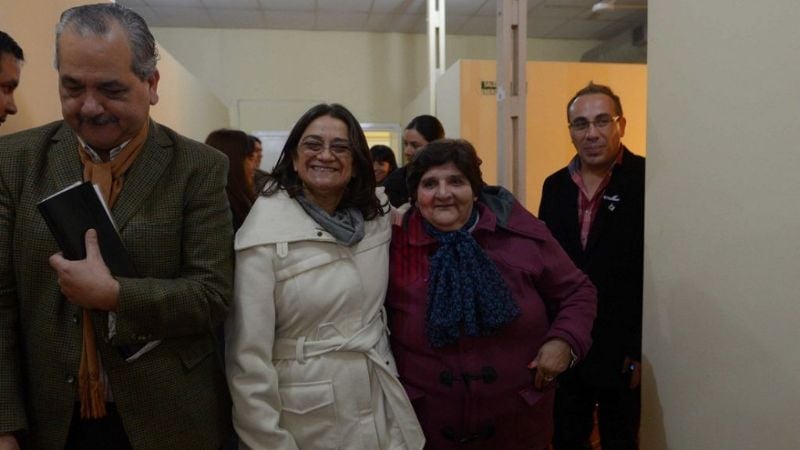 Lucía visitó el Hogar de Ancianos