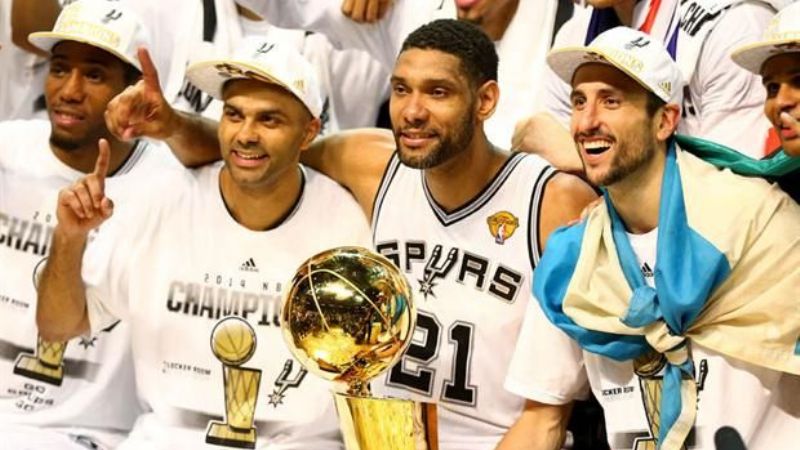 Ginóbili logró su cuarto título en la NBA con San Antonio Spurs
