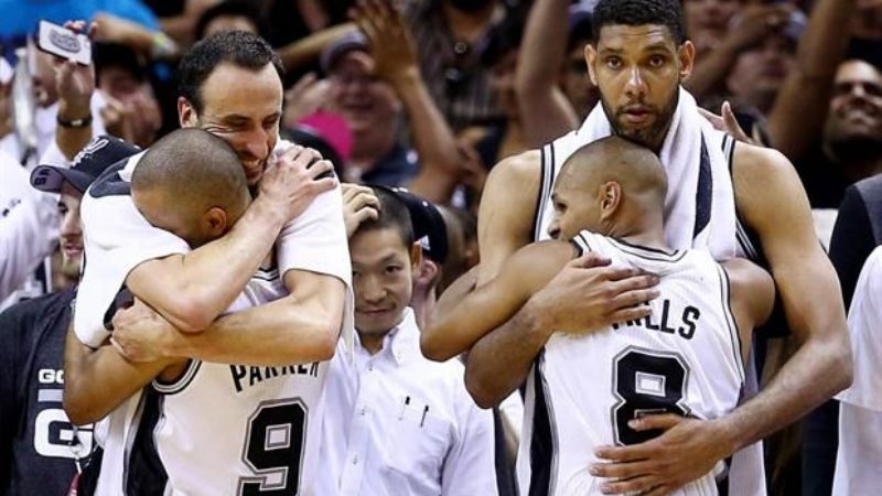Ginóbili logró su cuarto título en la NBA con San Antonio Spurs