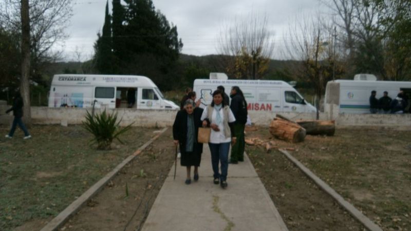 Los móviles sanitarios asistieron en San Antonio de Paclín y Palo Labrado
