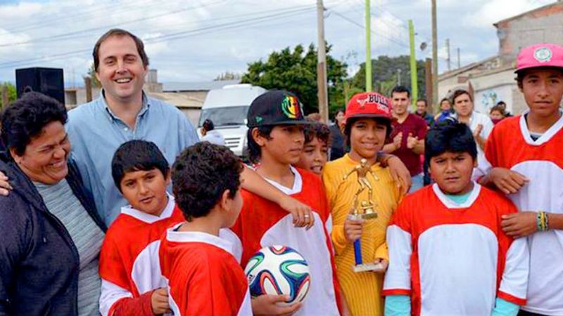 Emotivo final del Torneo de Fútbol Infantil en el que competía “Panqui” Titos