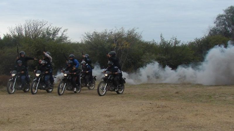 Infantería se capacita sobre tácticas policiales
