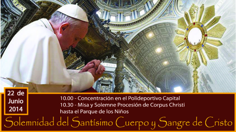 Celebración central de Corpus Christi en el Polideportivo