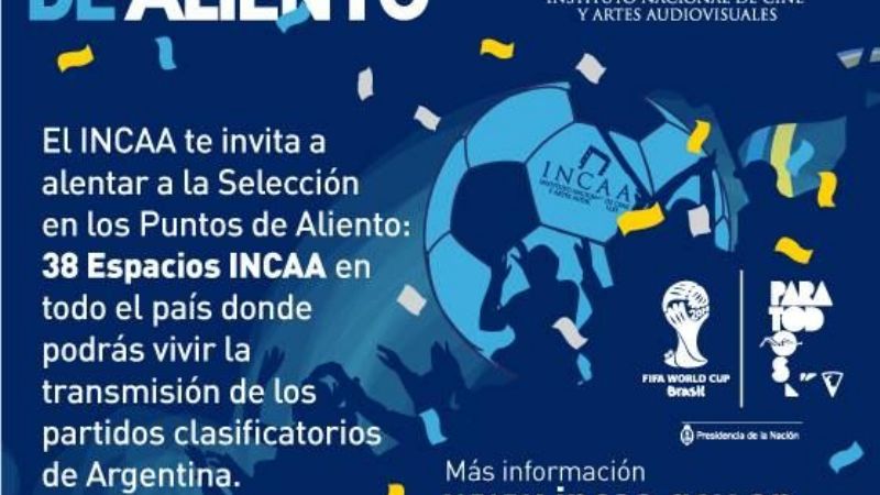 El sábado, todos a alentar a la Selección en el Cine Catamarca