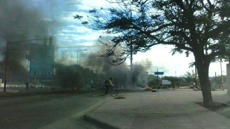 Corte total de ruta en Alijilán