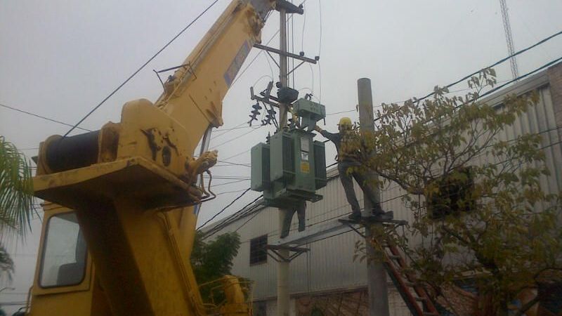 Nuevo transformador en Av. Galíndez y M. Moreno