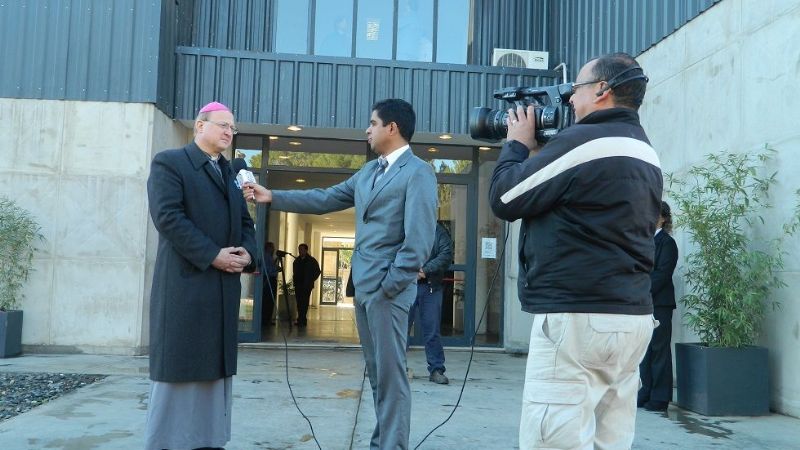 El Obispo visitó el CAPE y celebró misa en la capilla dedicada a San Fernando