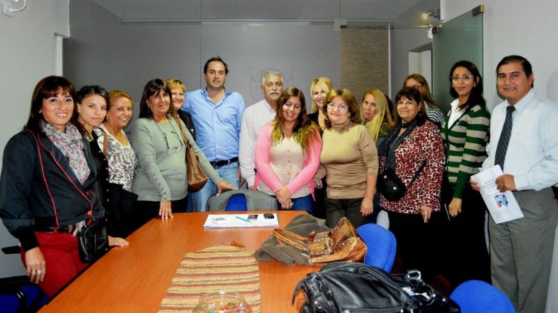La Agrupación Docente “Fray Mamerto Esquiú” visitó al Vicegobernador