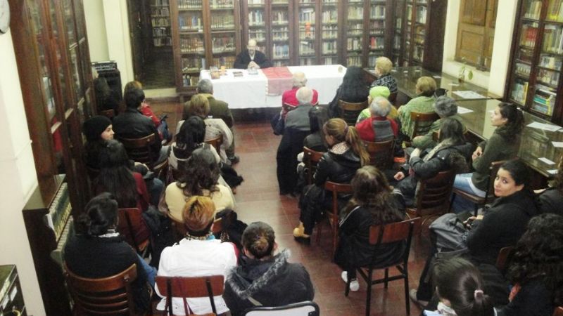 Conferencia sobre la kabaláh en la Biblioteca Dr. Julio Herrera
