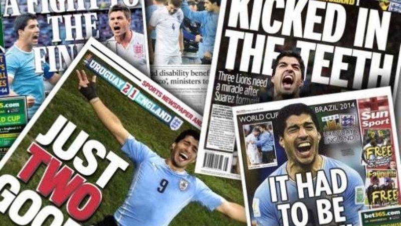 Para los ingleses, Luis Suárez fue un "asesino"