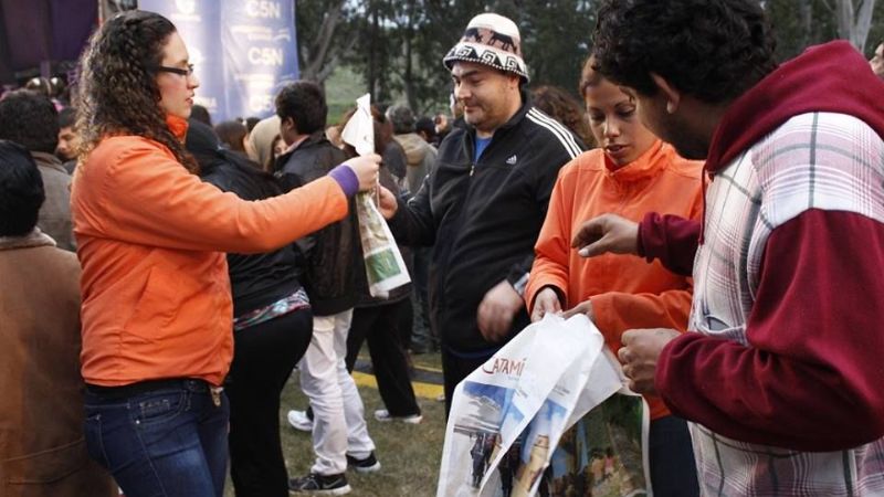 Gira promocional del Poncho 2014 en “Argentina Corre” en Termas de Río Hondo