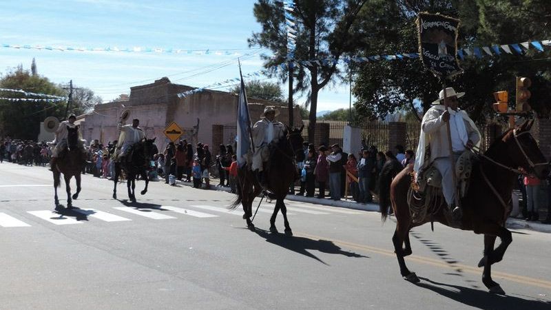 Santa María se vistió de celeste y blanco