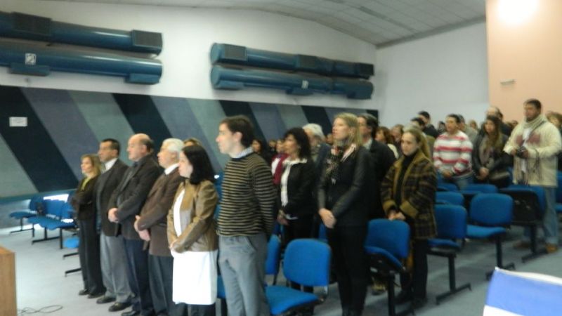 El Obispo presidió la misa en el Hospital San Juan Bautista