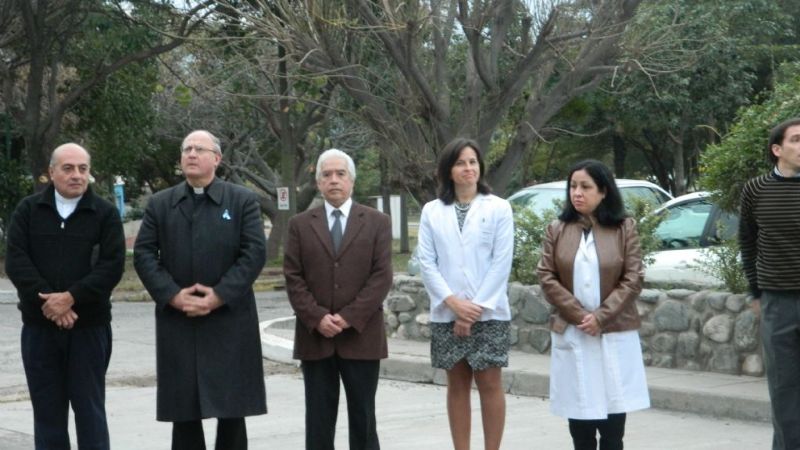 El Obispo presidió la misa en el Hospital San Juan Bautista