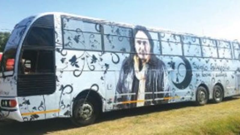 Le robaron el colectivo a Sergio Galleguillo en el teatro