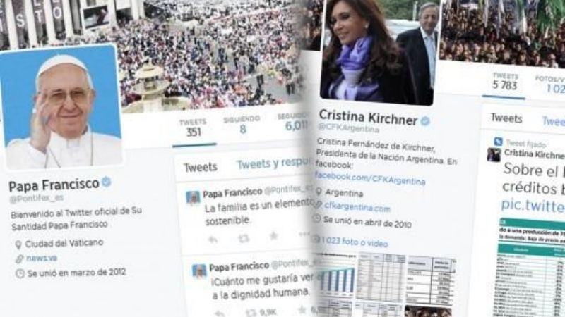 Francisco, el más influyente; y Cristina, la Latinoamericana más seguida